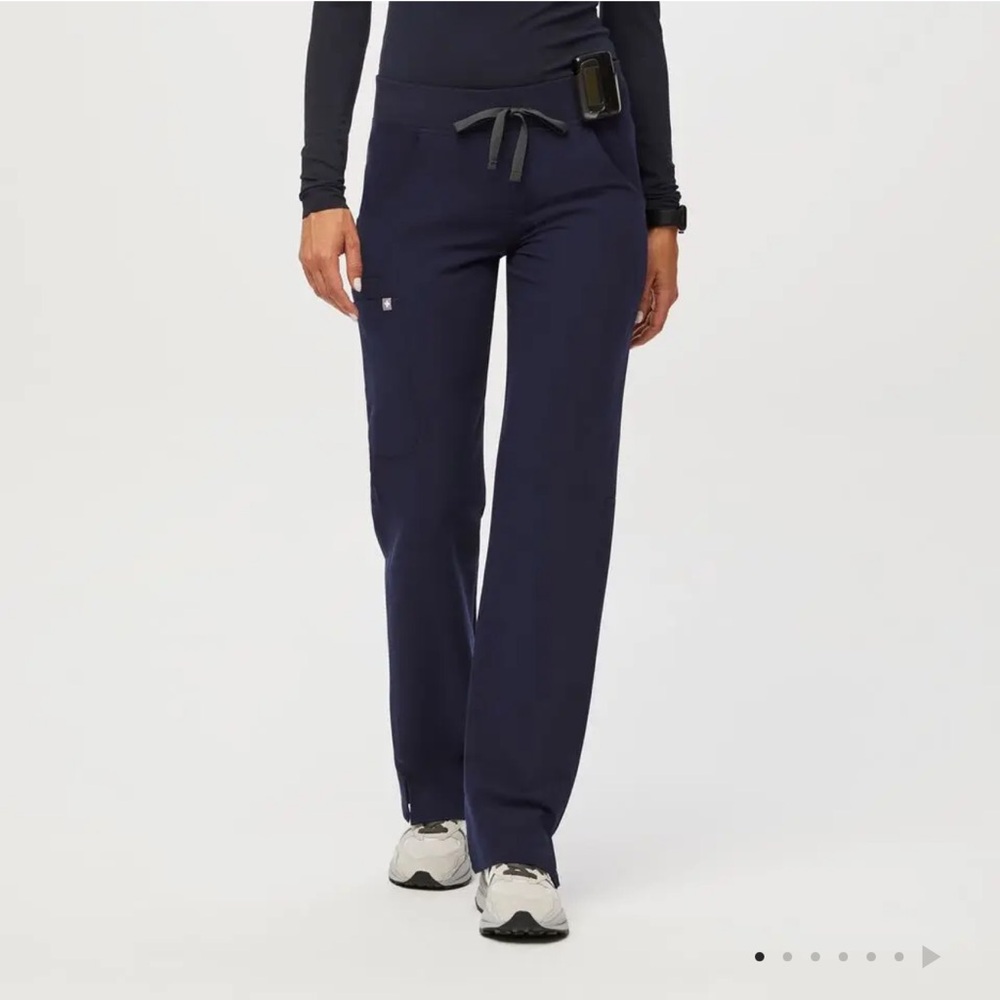 Women's Figs Kade Navy Cargo Scrubs Pants
